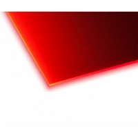 Оргстекло литое Plazcast (красный), 3мм, м2