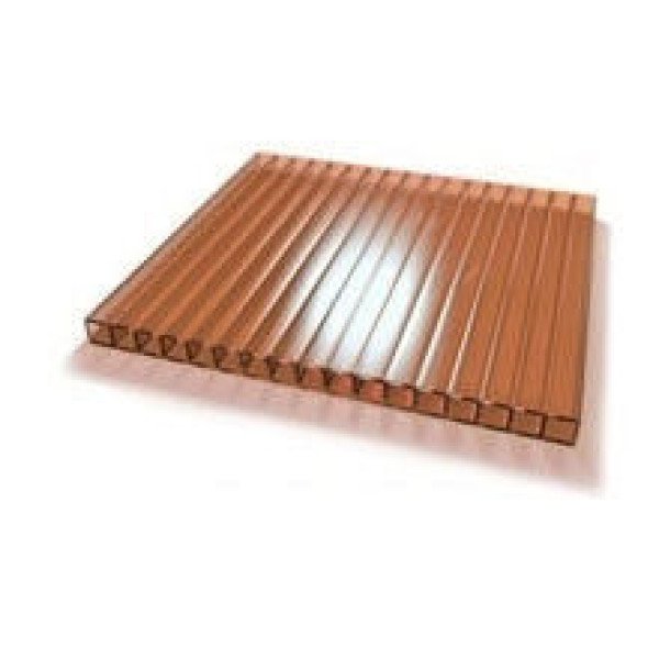 Сотовий полікарбонат Oscar Premium (янтар), h2, 4мм, м2